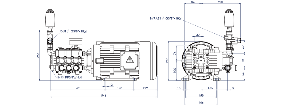 NKM pump Dimentions