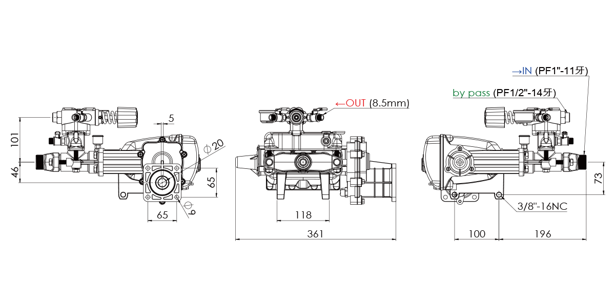 TS-22 Dimentions